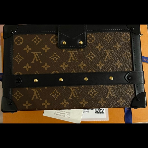 Petite Malle 2021 LV Louis Vuitton Handbag Crossbody Clutch Logo FULL SET ! - Picture 5 of 16